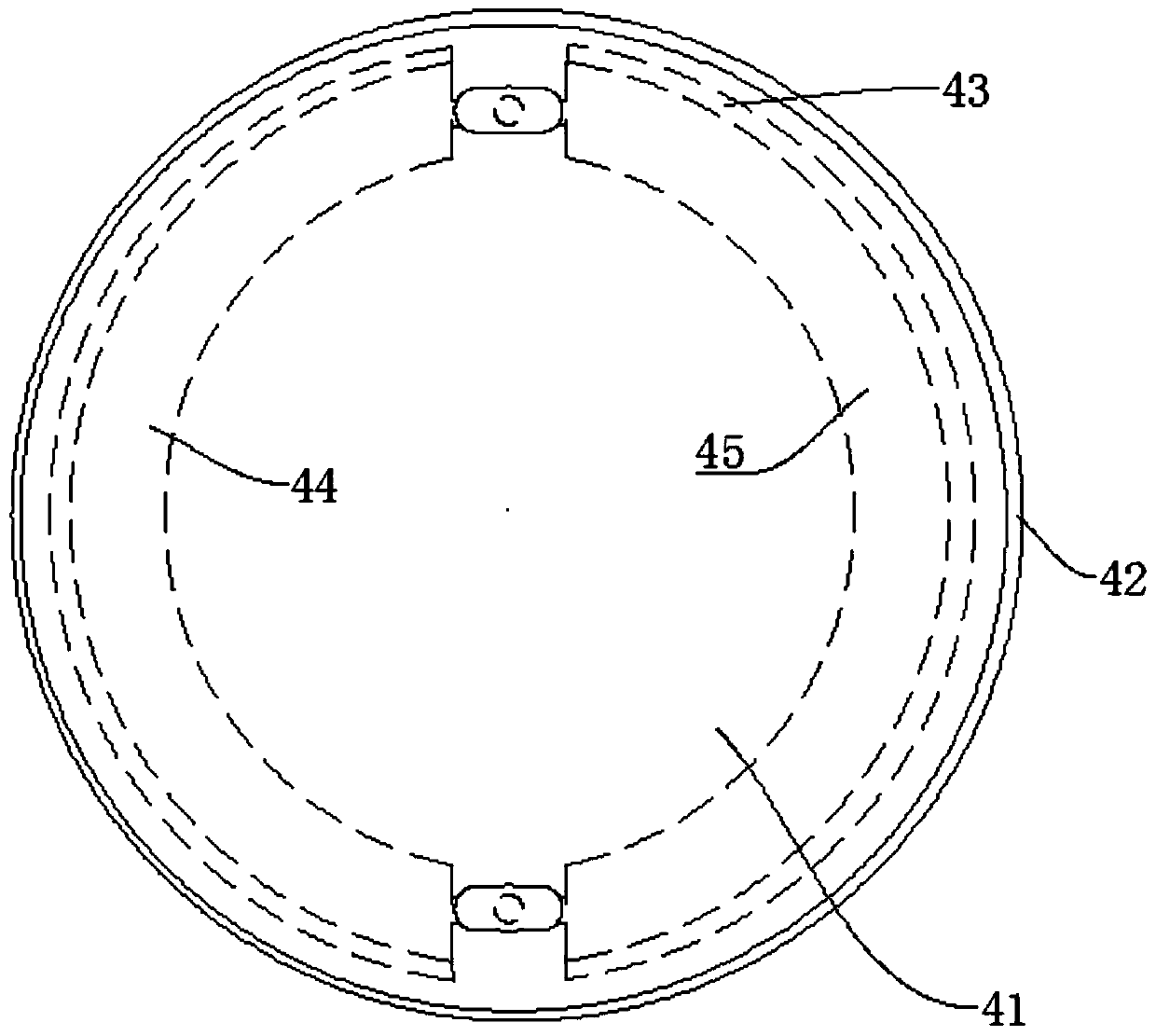 Strength enhancing structure of double-face basin angle gear