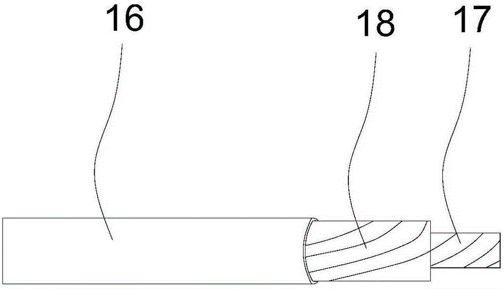 Intelligent electric induction decondensation system of condensation pipeline