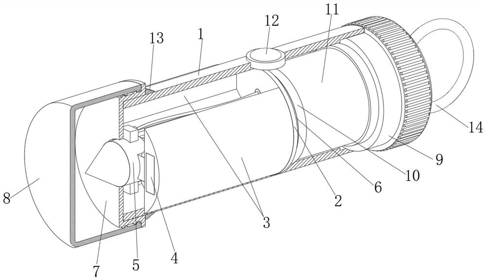 Portable window breaker based on electromagnetic principle