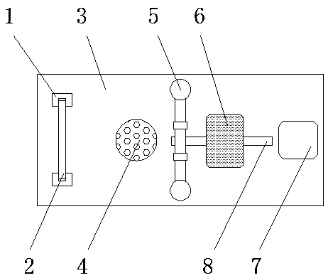 Novel aerobics multipurpose exercising device and realization method thereof