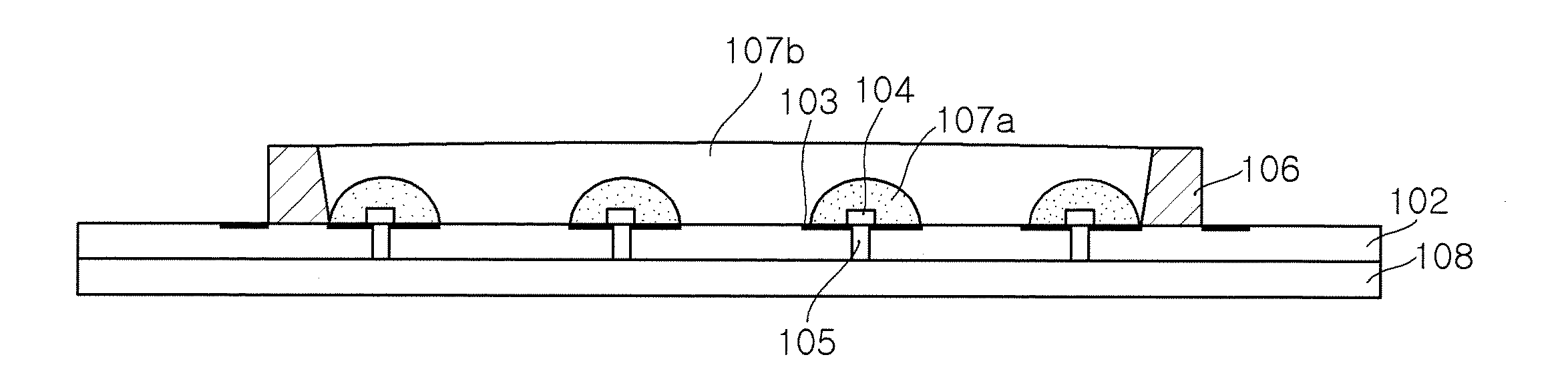 Light emitting diode module for line light source