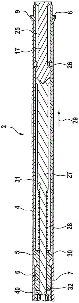 Spring contact pin arrangement