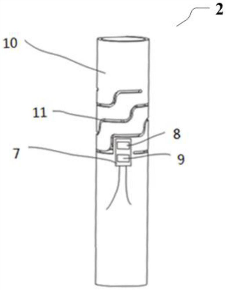 An electrophysiological catheter with pressure sensing