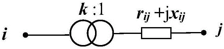 Small-impedance branch PQ endpoint variable Jacobian matrix newton-method power flow calculation method