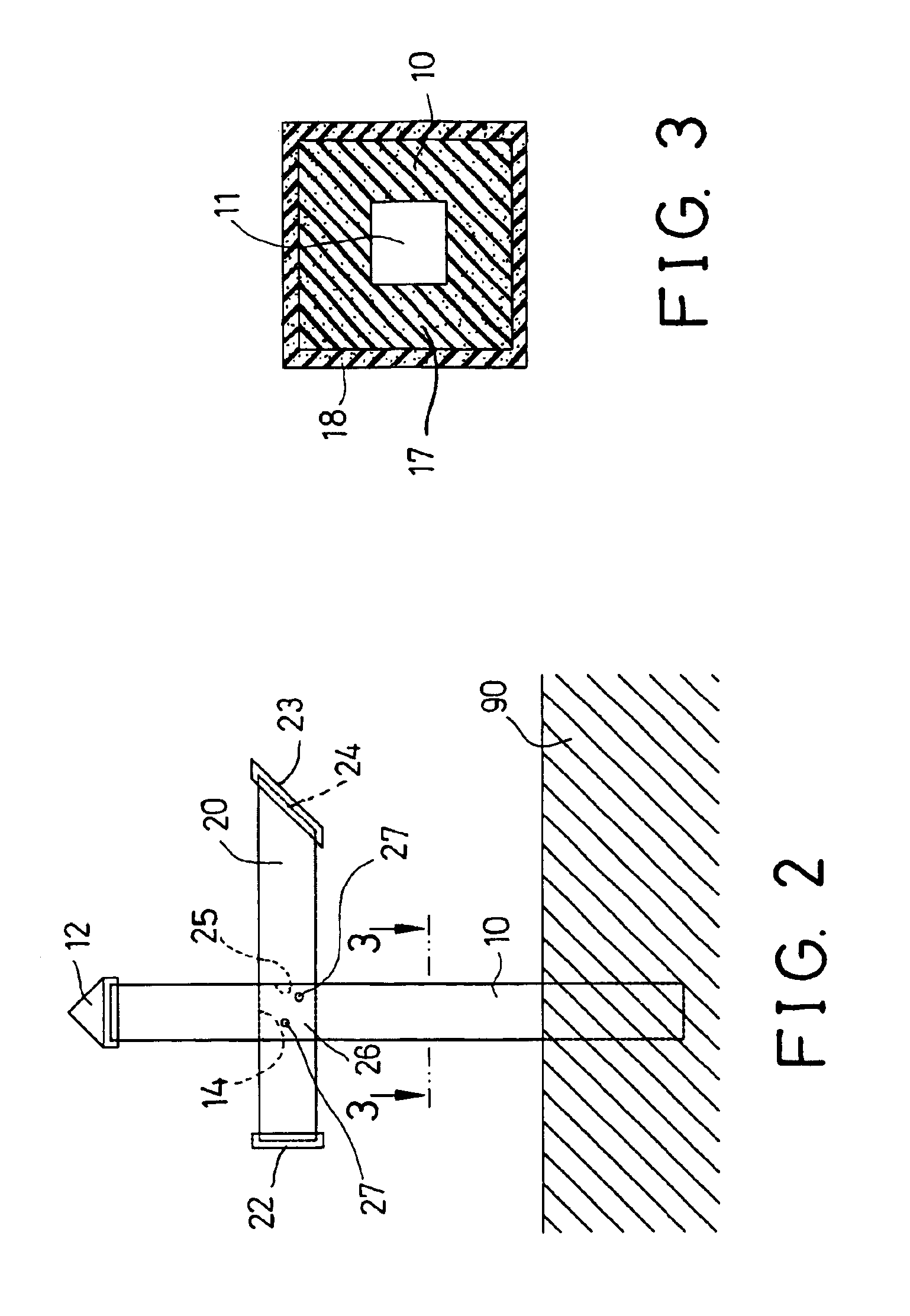 Plastic post assembly for mailbox