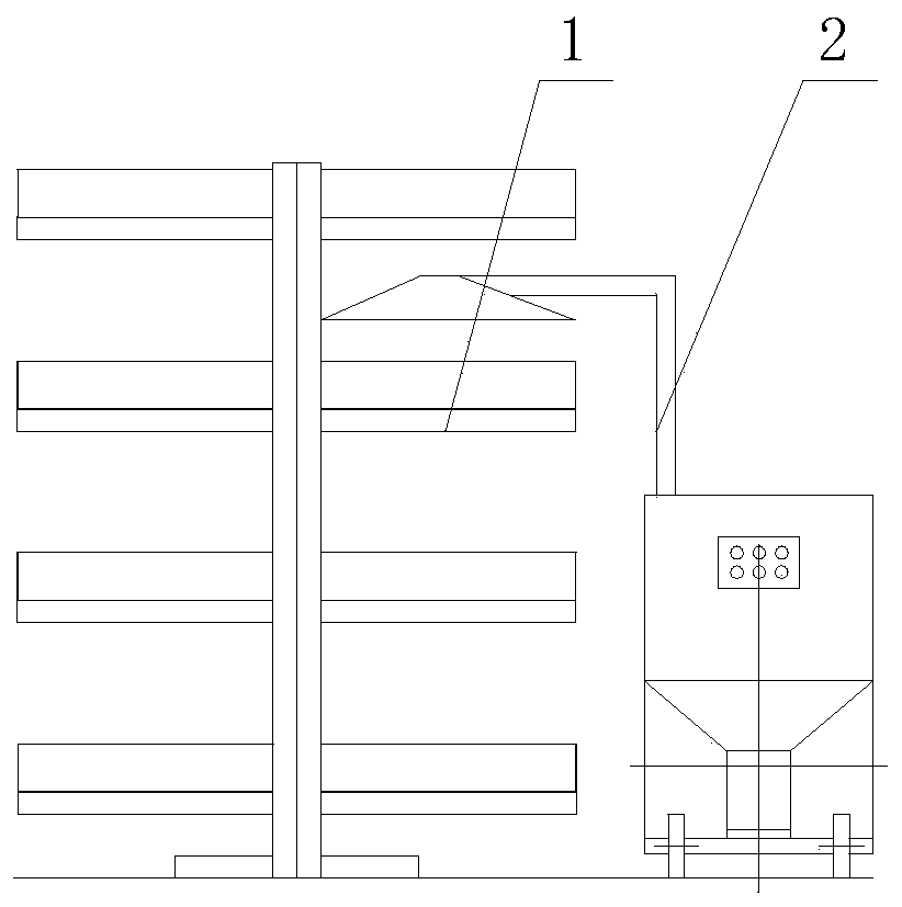 Cantilever type multi-layer black soldier fly breeding equipment and use method