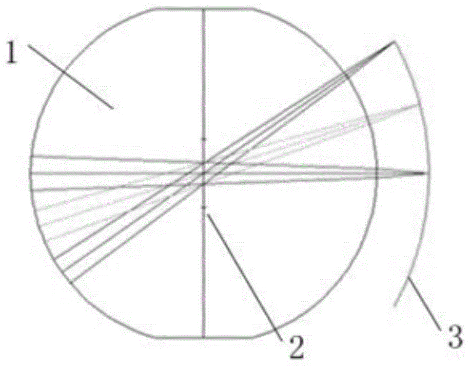 A large field of view curved surface focal plane imaging method and system based on image transmission fiber bundle