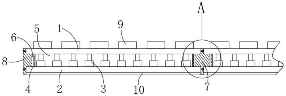 Vacuum sound insulation and heat preservation board for buildings