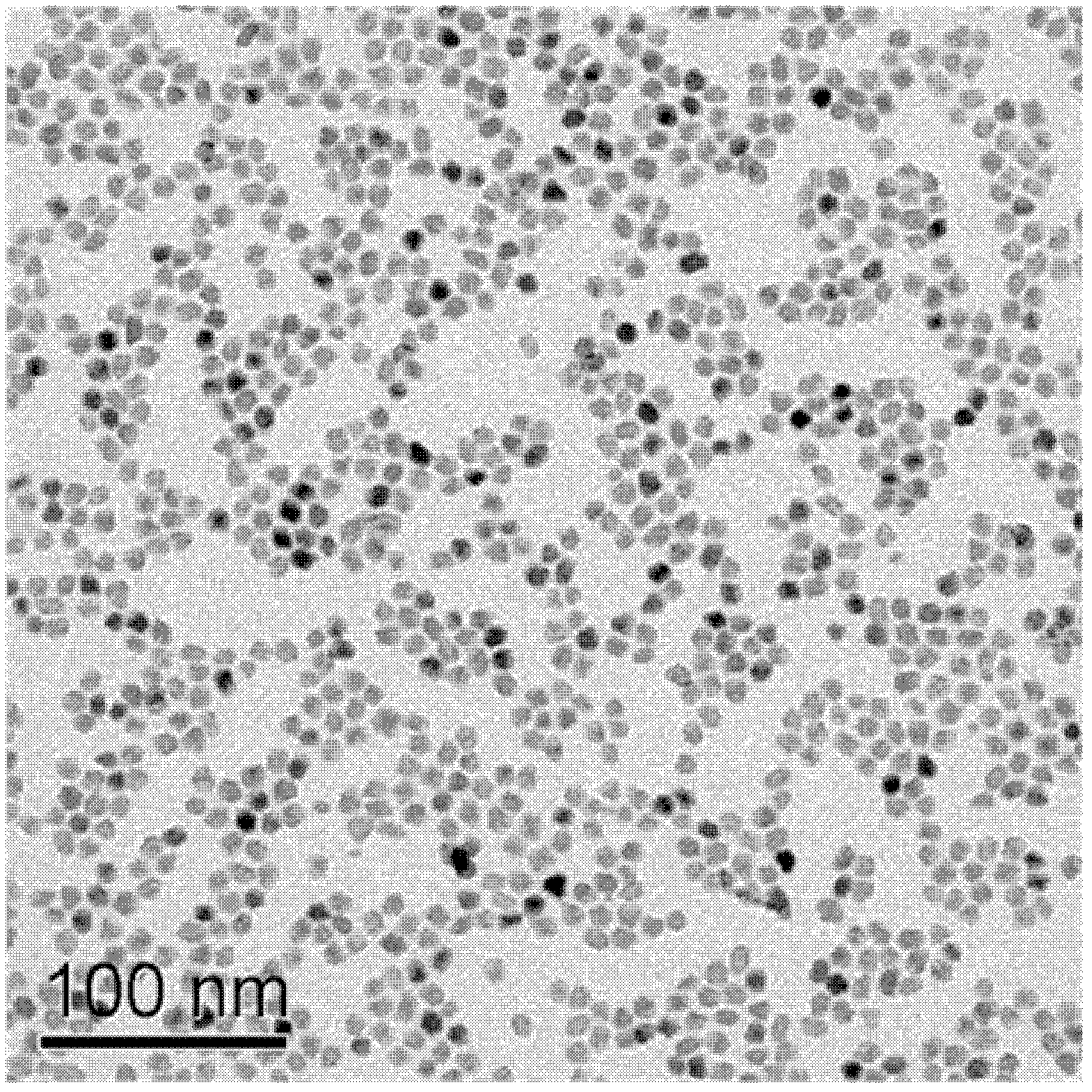 Rare earth-doped fluoride lanthanum potassium nano fluorescent marking material and preparation method thereof