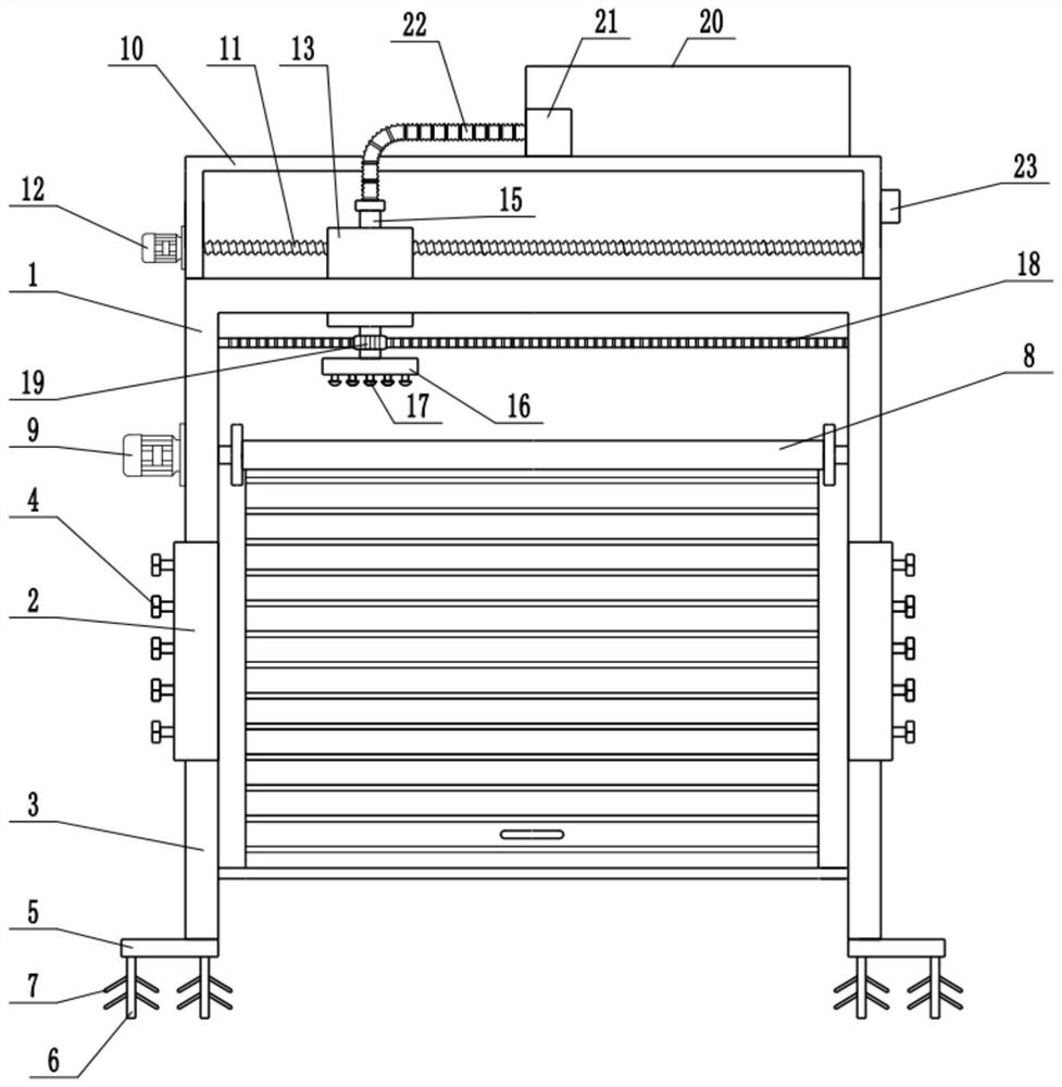 Building fireproof roller shutter