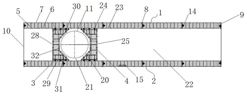 Hanging operation platform for construction of building inclined structure column and construction method