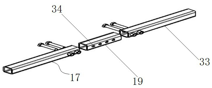 Hanging operation platform for construction of building inclined structure column and construction method