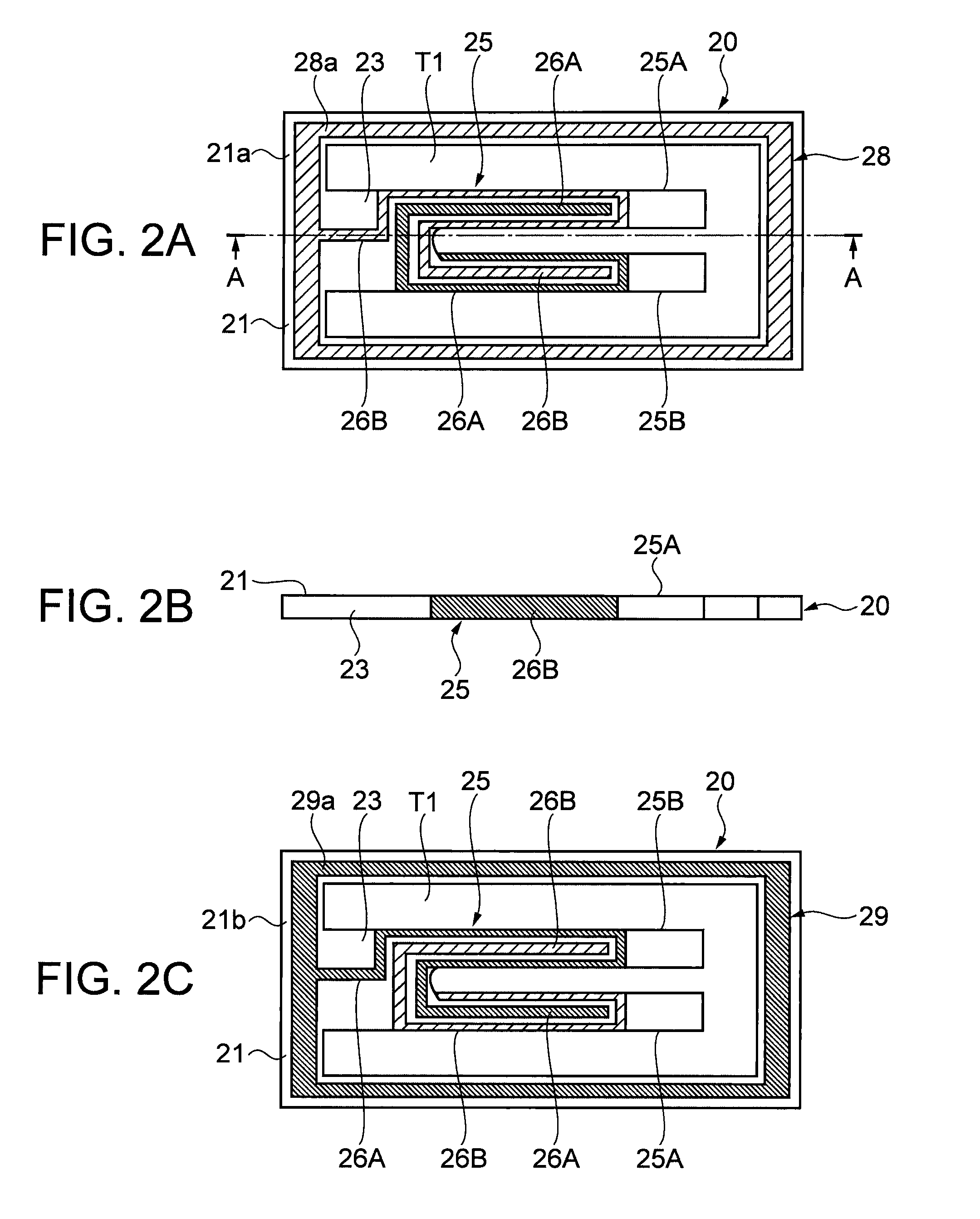 Package for electronic component, piezoelectric device and manufacturing method thereof