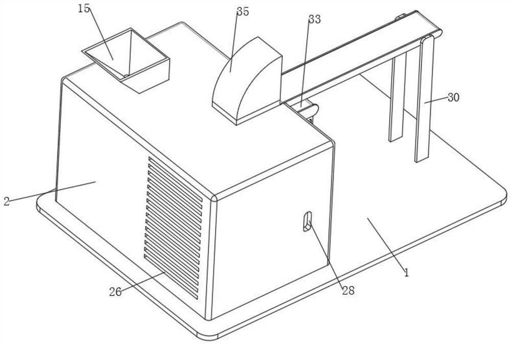 Tobacco processing strip forming device and using method thereof