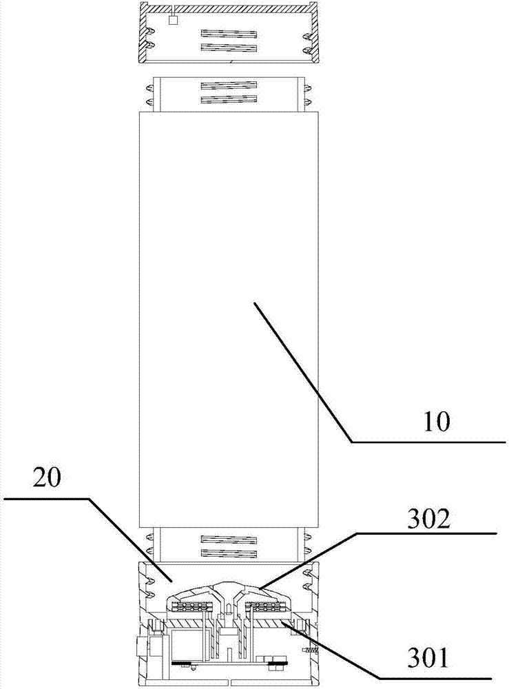 A water cup for hydrogen and oxygen separation