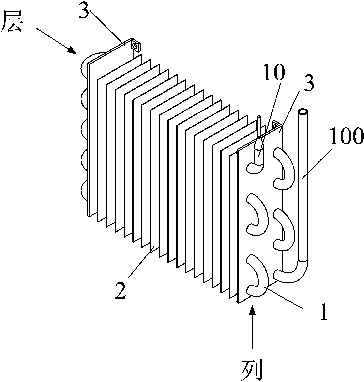 Fin evaporator and electric refrigerator adopting fin evaporator