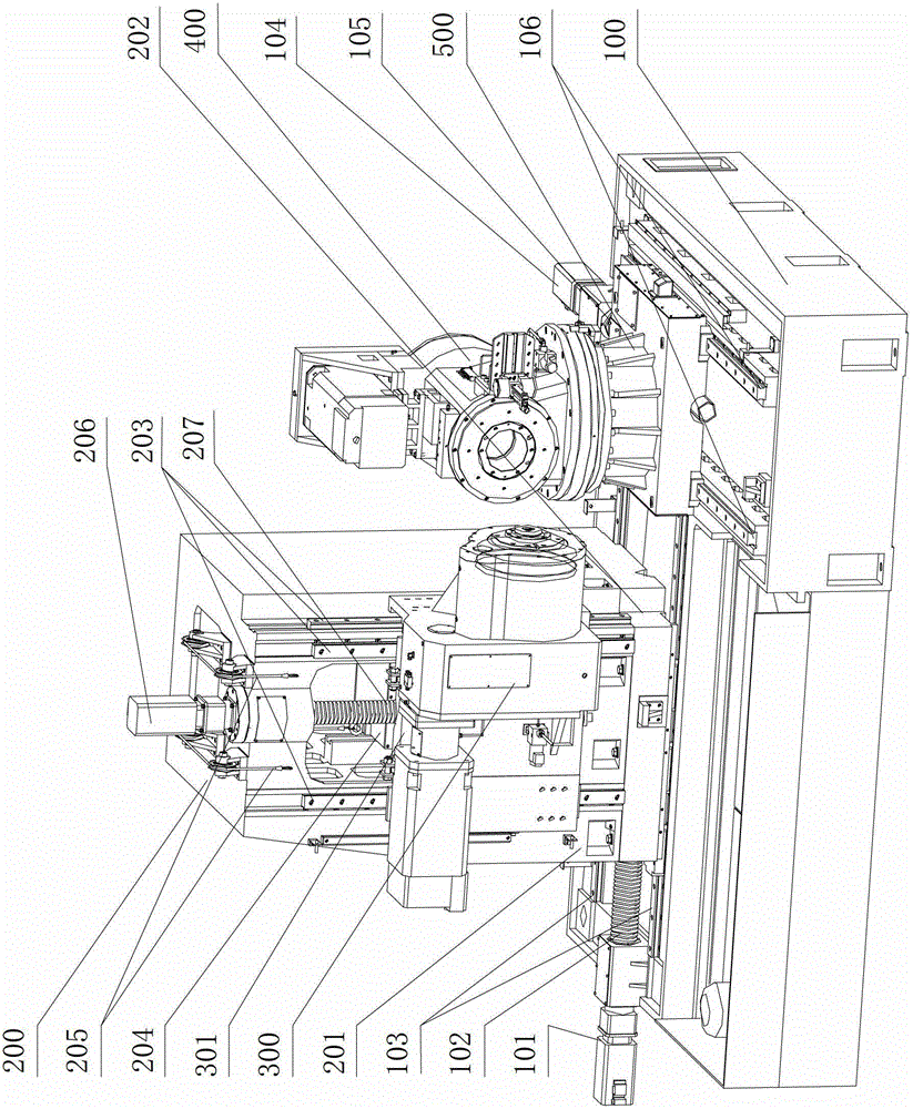 Digital control gear milling machine of spiral bevel gear