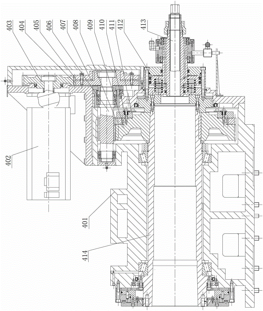 Digital control gear milling machine of spiral bevel gear