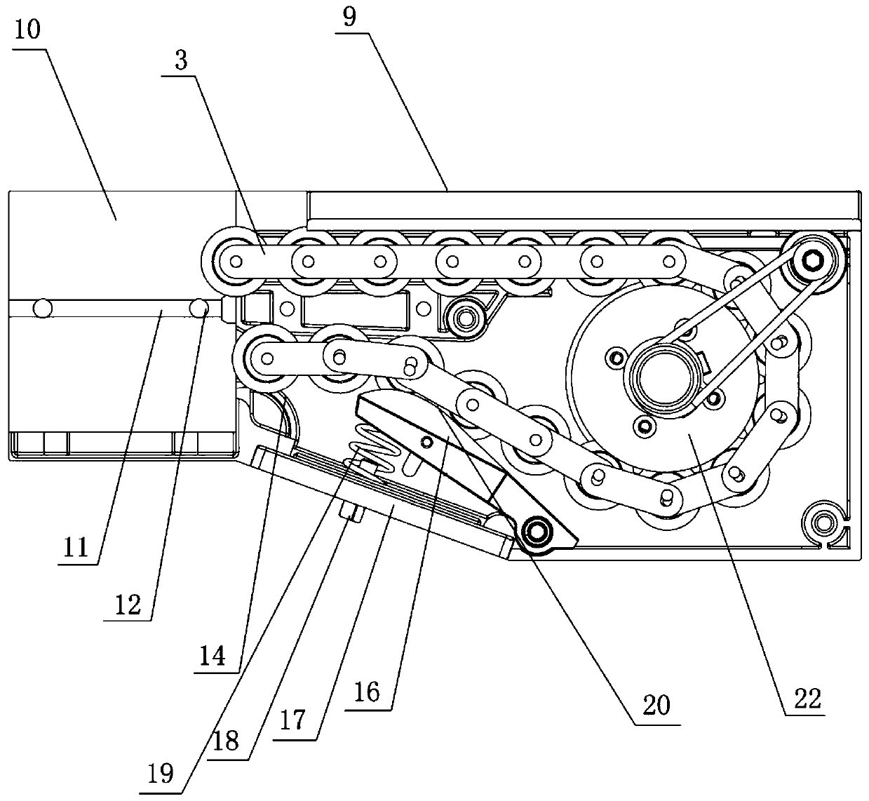 Double plus chain conveyor