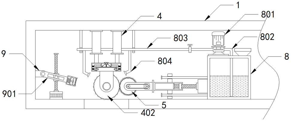 An integrated irrigation and fertilization equipment for agricultural planting