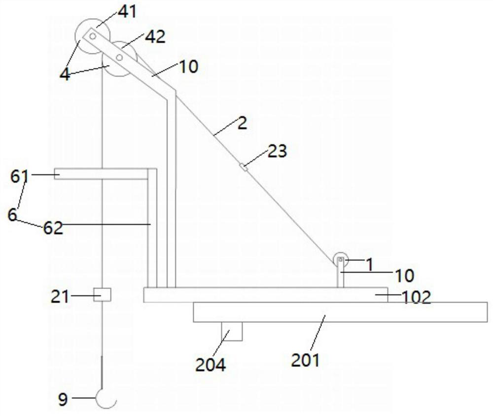 Fishing device used for river bank