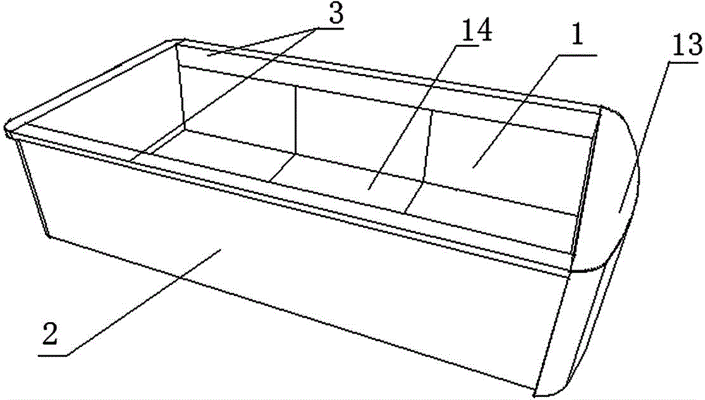 Three-in-one light-weight portrait drawing panel assembly pool