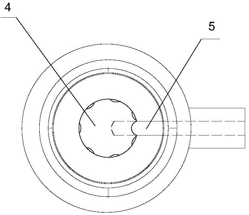 Glass melting device and melting method therefor