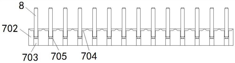 Adjustable moxa fumigation device for endocrine clinical treatment