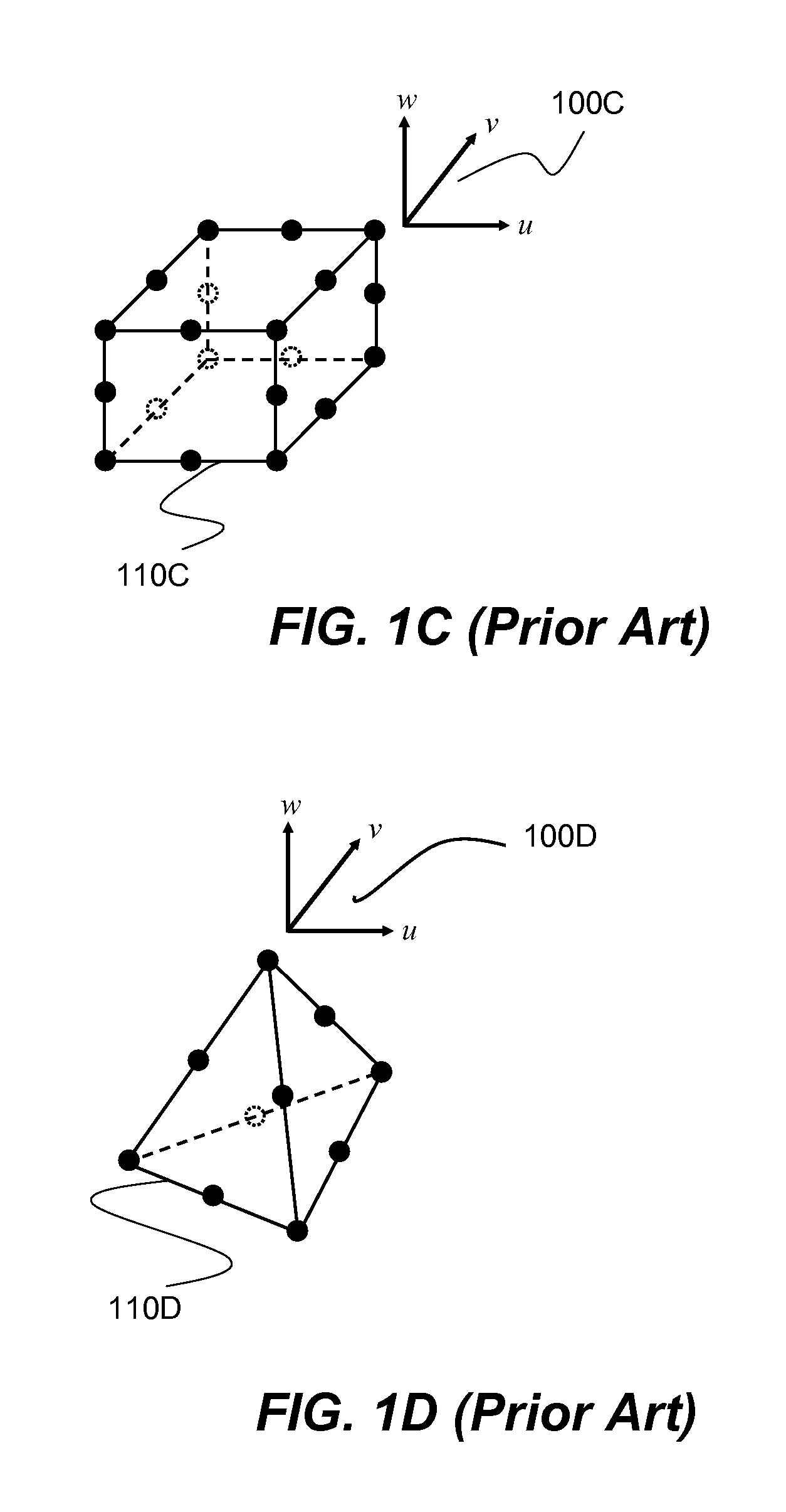 Solid finite elements suitable for simulating large deformations and/or rotations of a structure