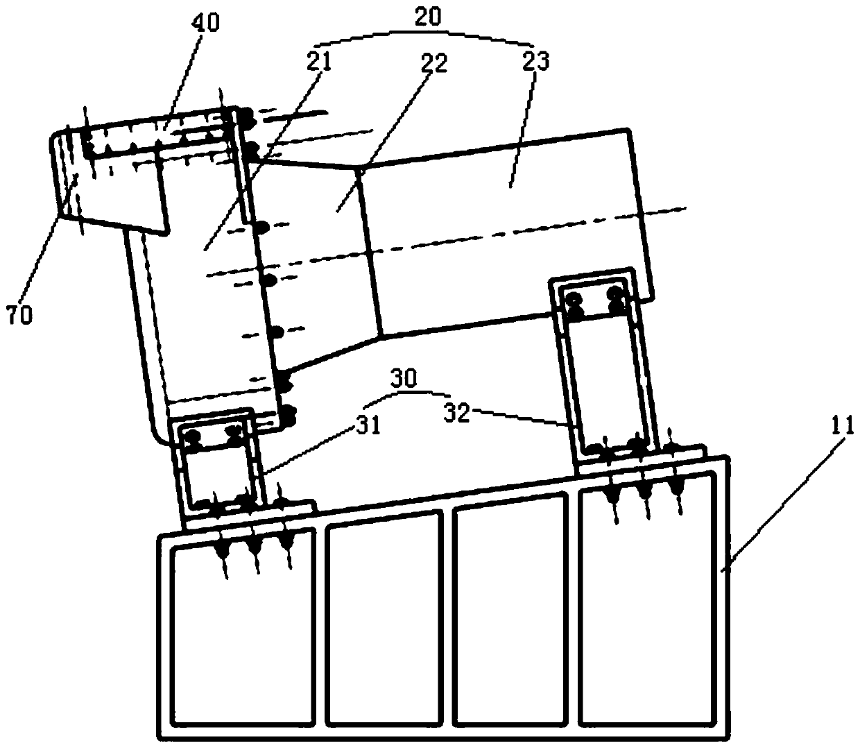 Wind tunnel test deflector