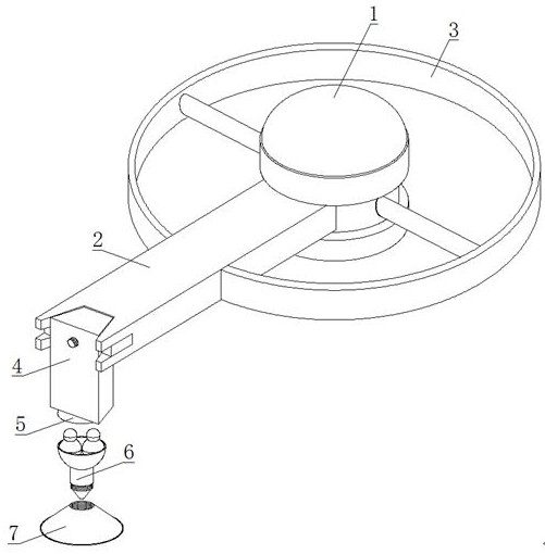 Clamping structure for semiconductor chip processing