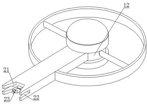 Clamping structure for semiconductor chip processing