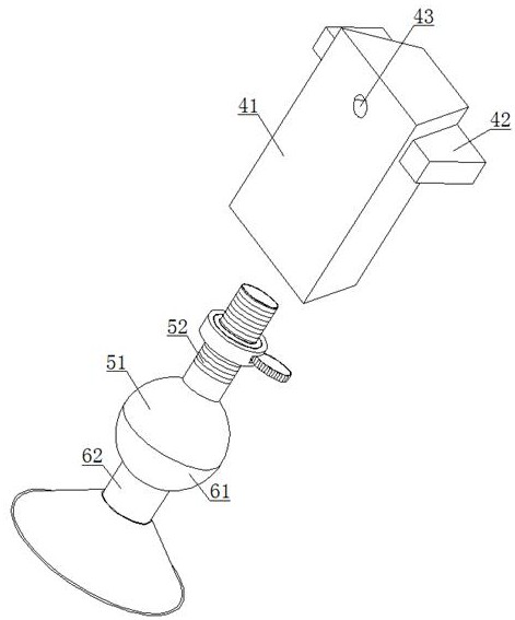 Clamping structure for semiconductor chip processing