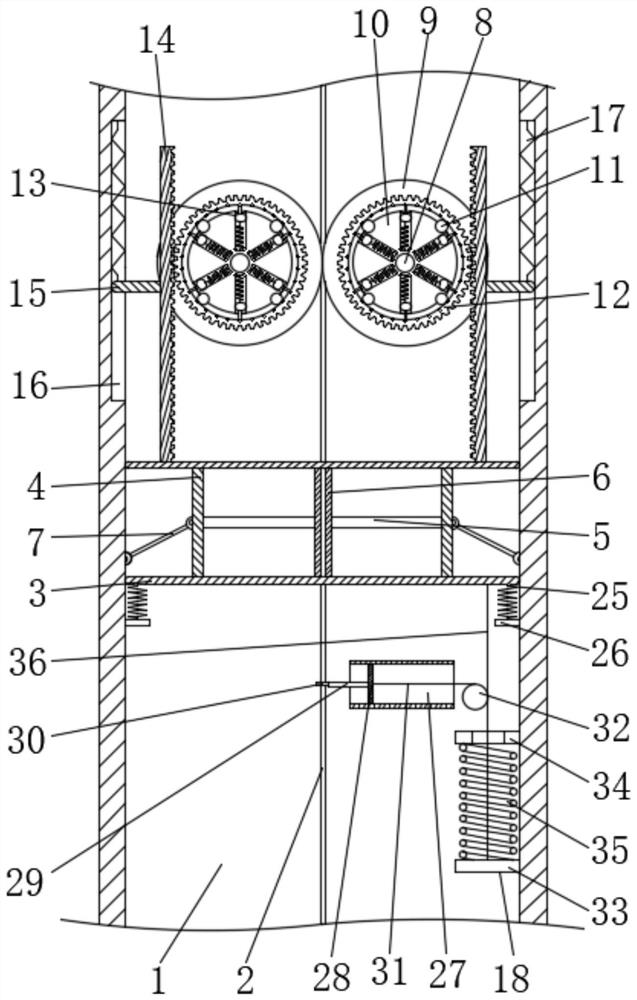 Safety protection mechanism of glass lifter