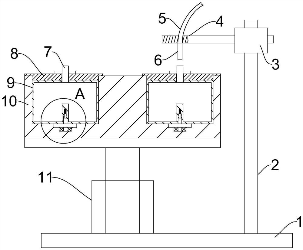 Drainage device for neurosurgery department