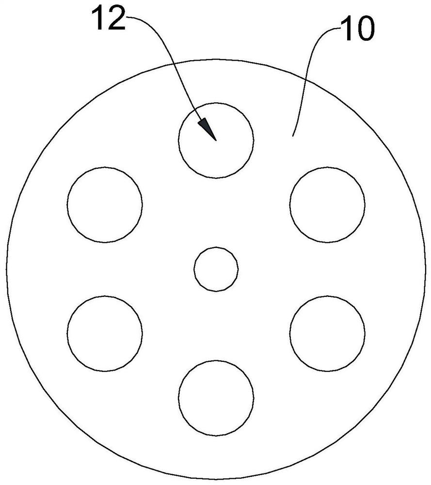 Drainage device for neurosurgery department