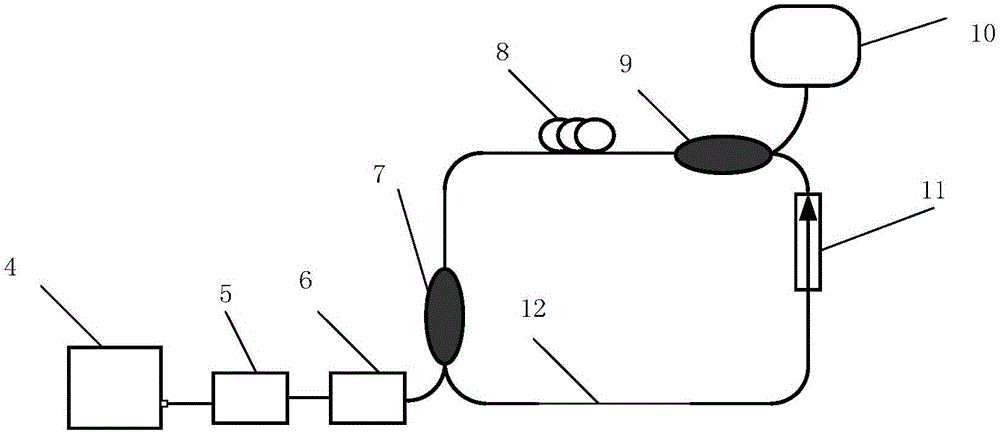 Vibration measurement apparatus based on coreless fiber