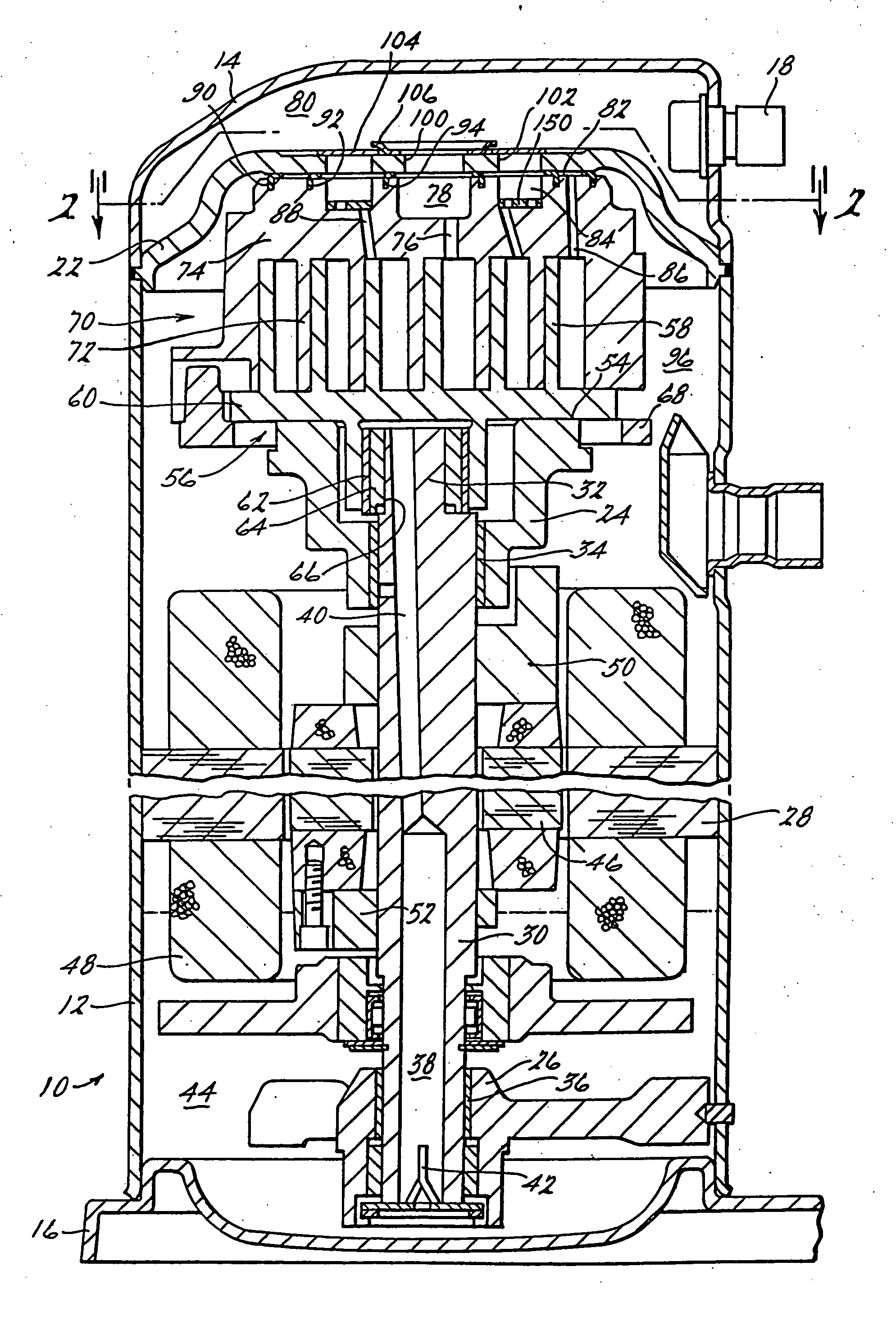 Dual volume-ratio scroll machine