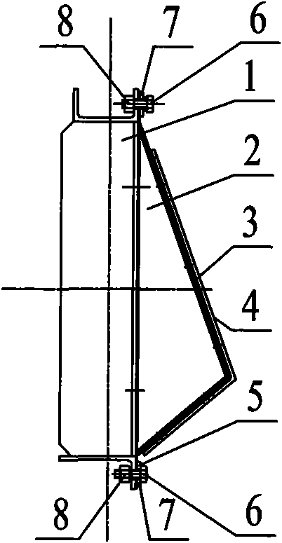 Triangular rotary filter net mechanism capable of intaking water from exterior