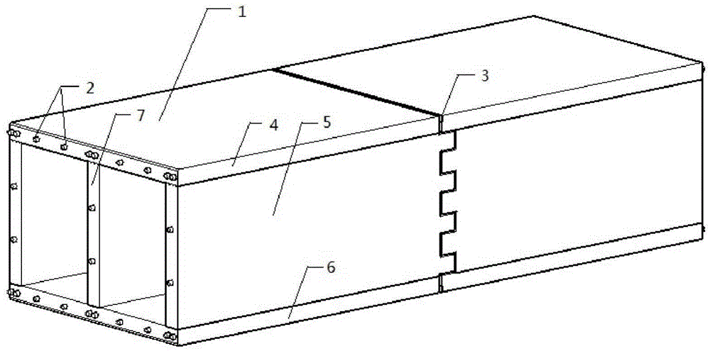 Mortise type prefabricated comprehensive pipe gallery longitudinal connector