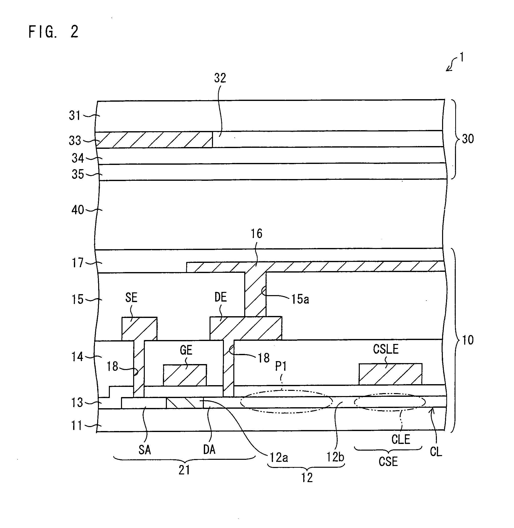 Active matrix substrate, display panel, display device, and electronic apparatus