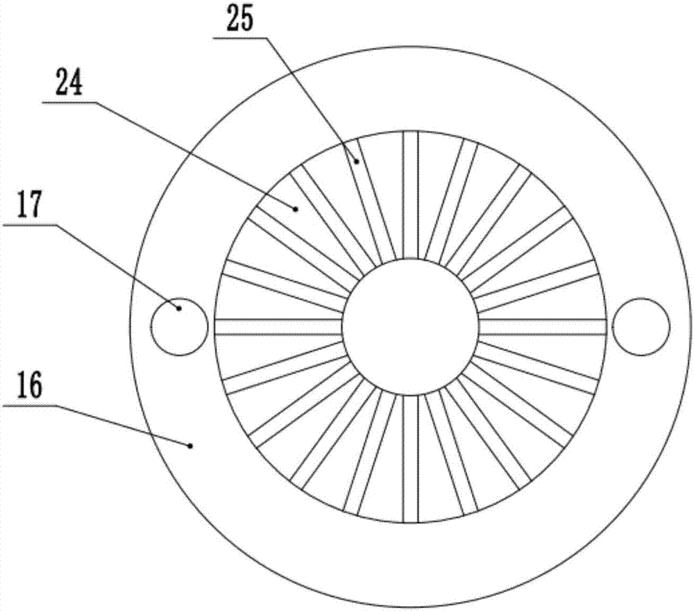 Rough polishing device for edge of motor end cover cake