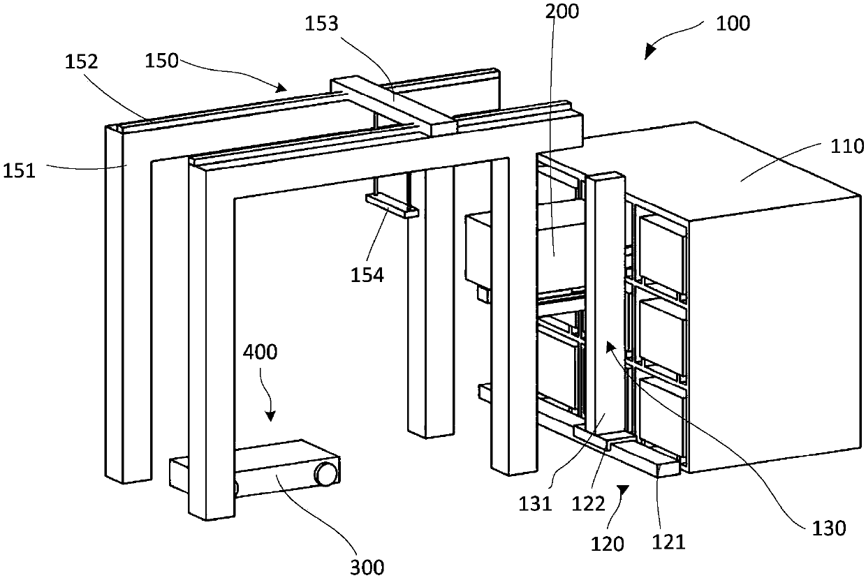 Seaport container stereo storage system and method