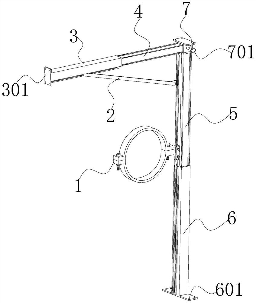 Coal mine underground ventilation structure convenient to fix