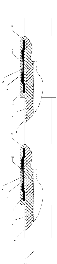 Seal-partition direct burial pipe fitting and direct burial pipe with direct burial pipe fittings