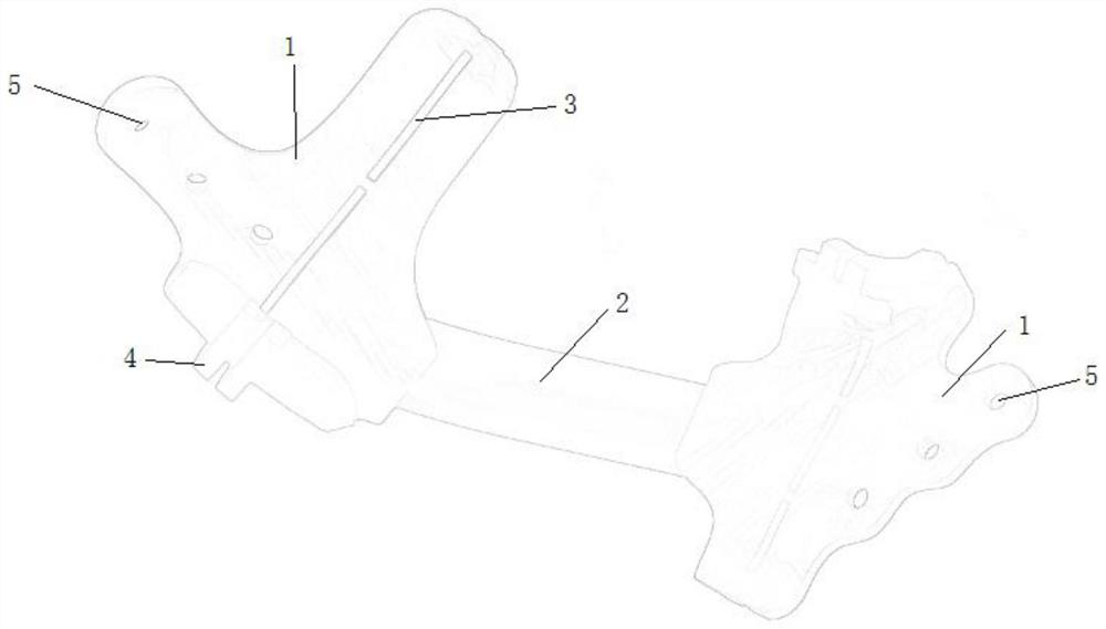 Mandibular osteotomy guide plate capable of retaining apodeum and production method thereof