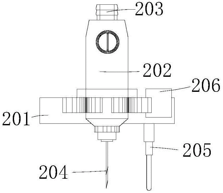 Automatic positioning type air pressure drilling machine