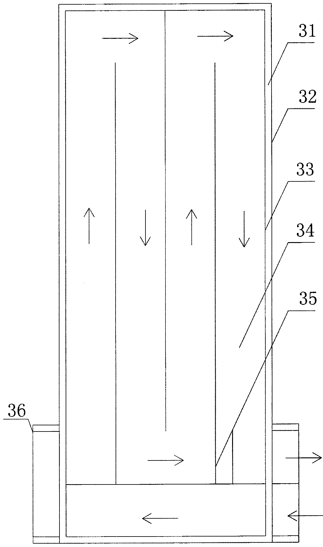 Closed runway pool type photobioreactor