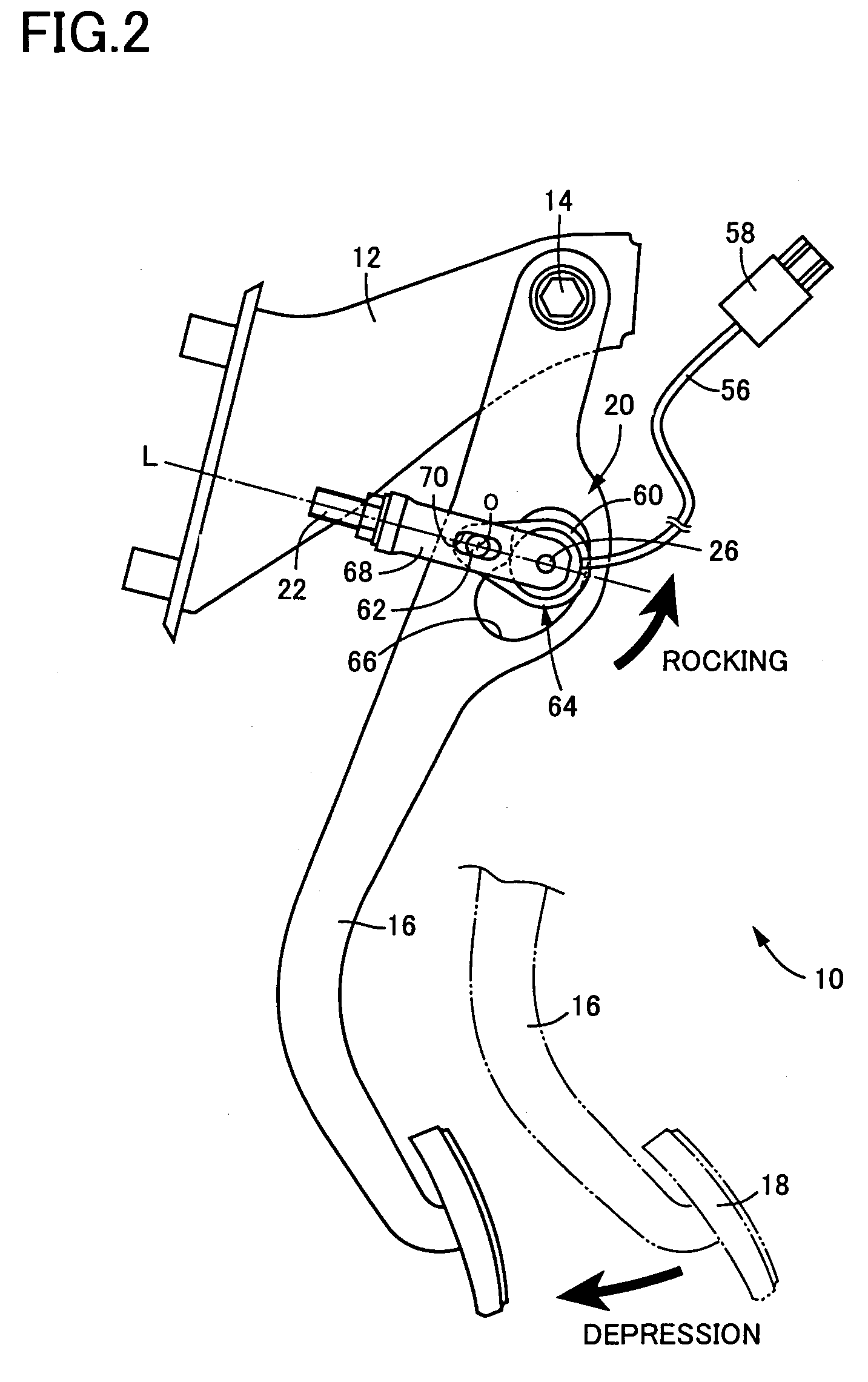 Load sensor-equipped operating apparatus