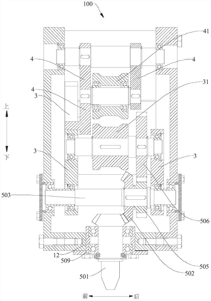 Anchor cable feeding structure and drilling equipment